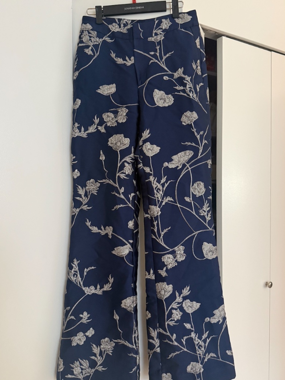 Johanna Ortiz Arina Brocade Jacquard Floral Pants Size 6 - Picture 2 of 4